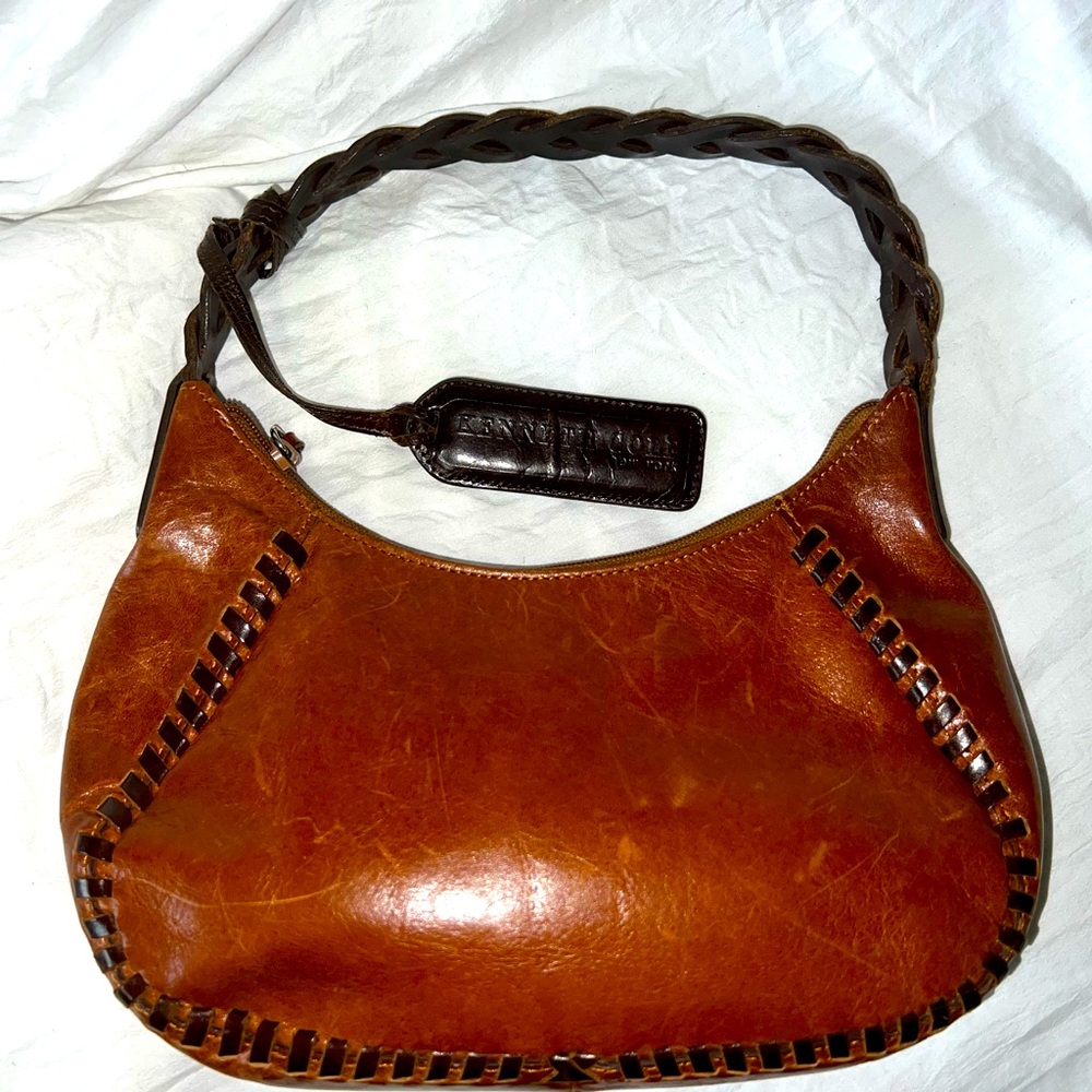 Kenneth Cole Brown Leather shoulder bag
